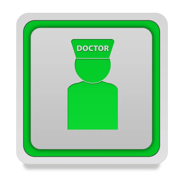 Emergency square icon on white background — Stock Photo, Image