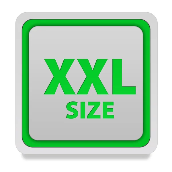 XXL tamanho quadrado ícone no fundo branco — Fotografia de Stock