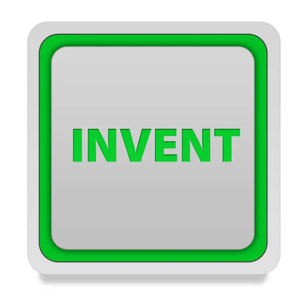 Invent square icon on white background — Stock Photo, Image