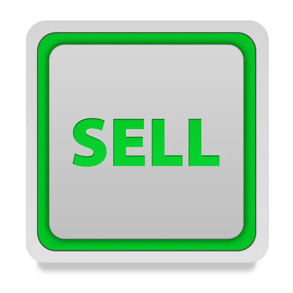 Sell square icon on white background — Stock Photo, Image