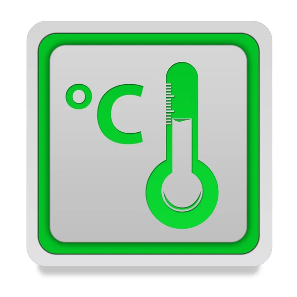 Celsius négyzet alakú ikon a fehér háttér — Stock Fotó