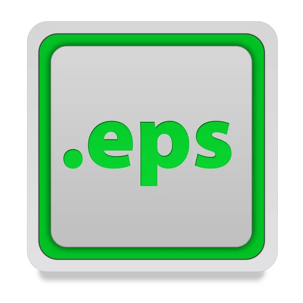 .Піктограма квадрата Eps на білому тлі — стокове фото