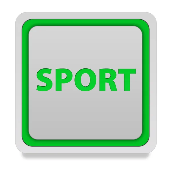 Sport square icon on white background — Stock Photo, Image