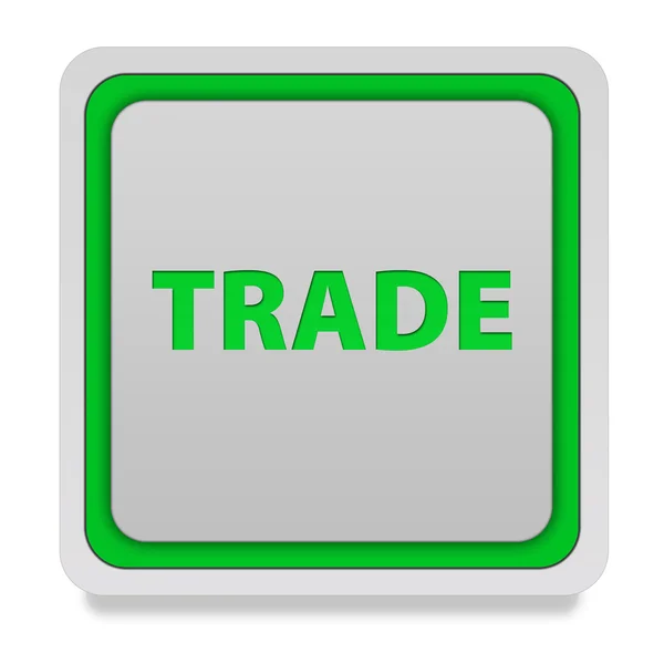 Trade square icon on white background — Stock Photo, Image