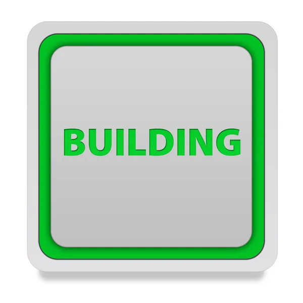 Building square icon on white background — Stock Photo, Image