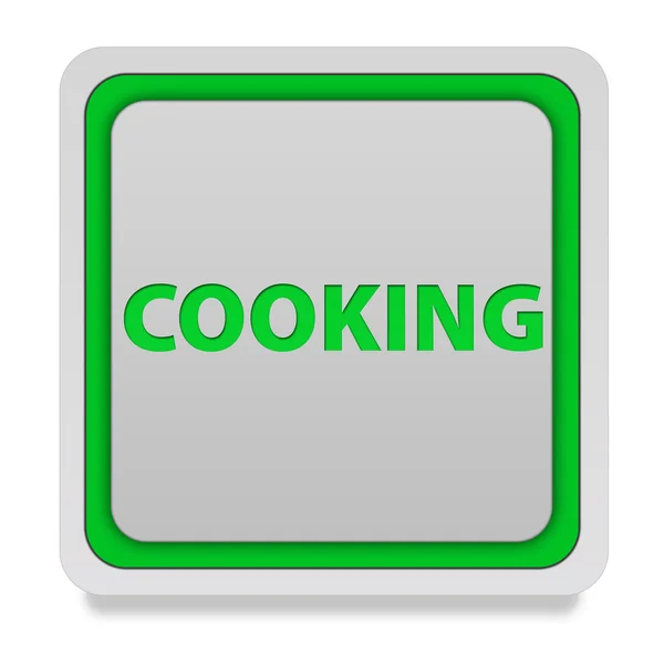 Icono cuadrado de cocina sobre fondo blanco — Foto de Stock