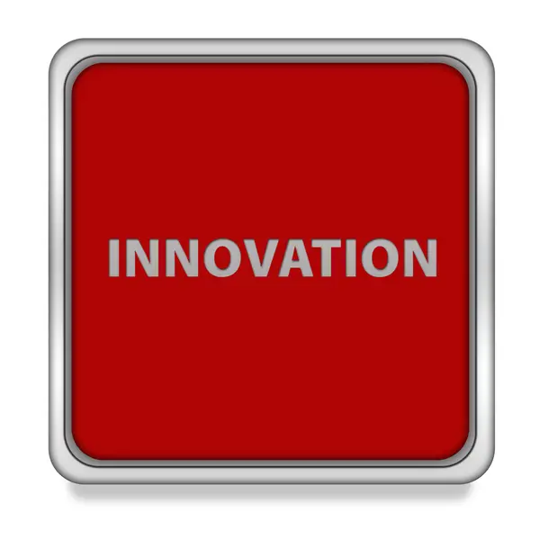 Icona quadrata dell'innovazione su sfondo bianco — Foto Stock