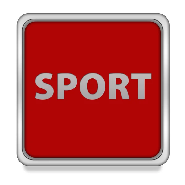 Sport square icon on white background — Stock Photo, Image