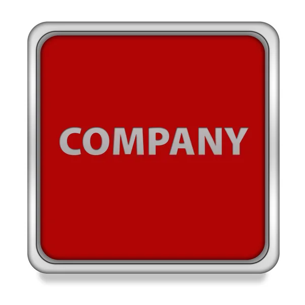 Company square icon on white background — Stock Photo, Image