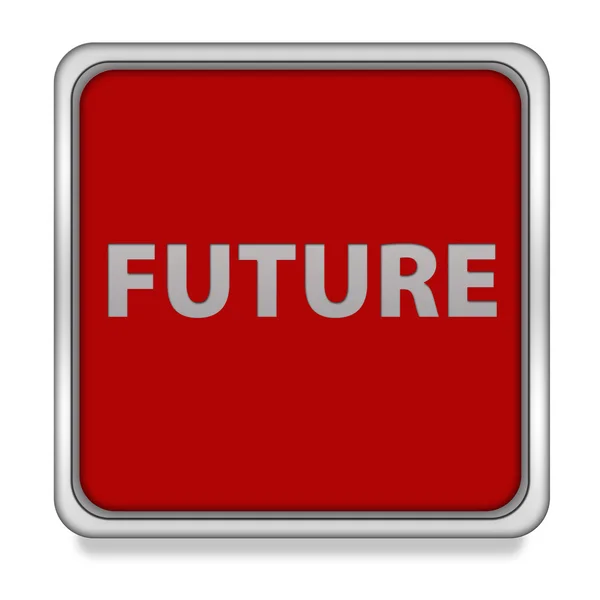 Future square icon on white background — Stock Photo, Image