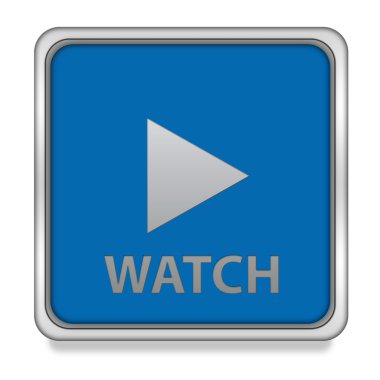 Beyaz arka plan üzerinde kare simge izle