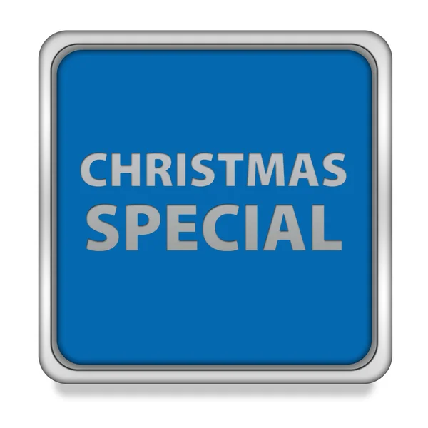 Icono cuadrado especial de Navidad sobre fondo blanco — Foto de Stock