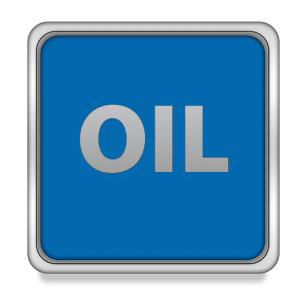 Icono cuadrado de aceite sobre fondo blanco —  Fotos de Stock