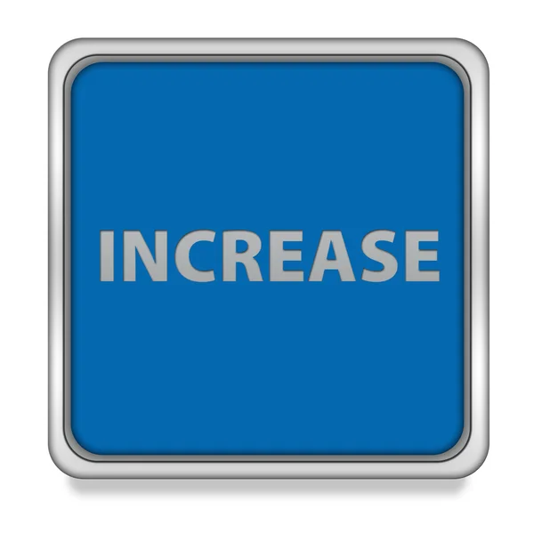 Increase square icon on white background — Stock Photo, Image