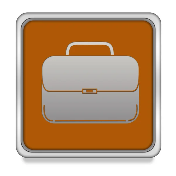 Bag square icon on white background — Stock Photo, Image