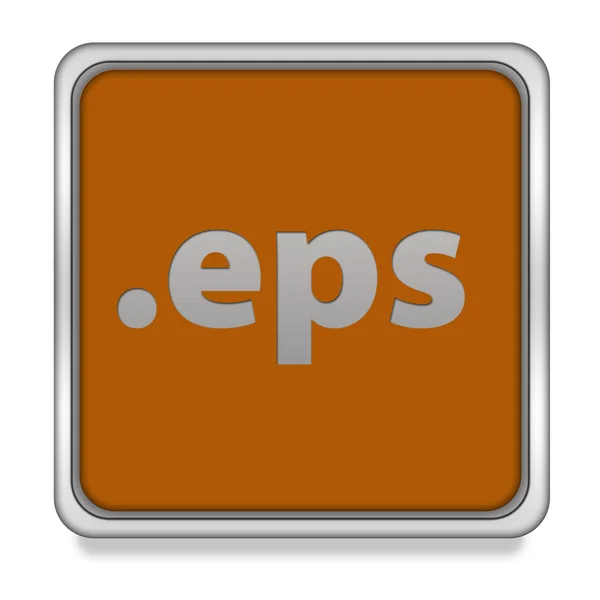 .EPS vierkant pictogram op witte achtergrond — Stockfoto