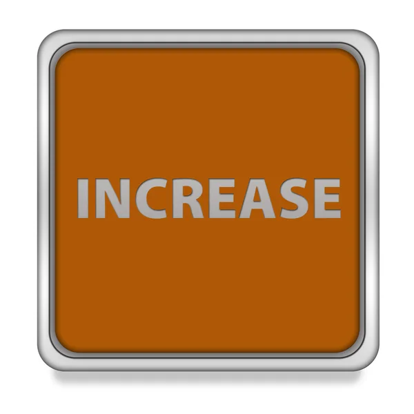 Increase square icon on white background — Stock Photo, Image