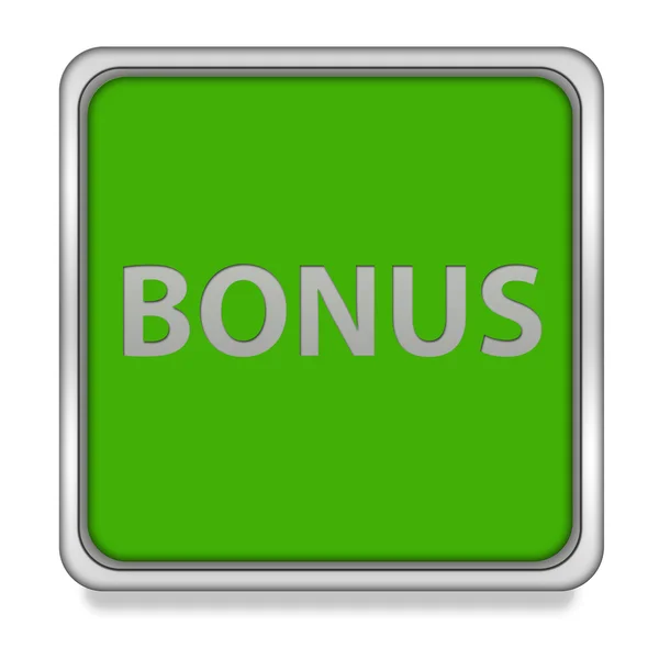 Bonus square icon on white background — Stock Photo, Image