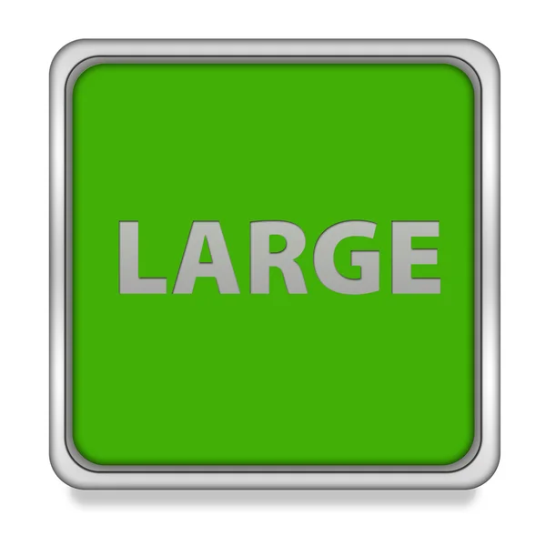 Large square icon on white background — Stock Photo, Image