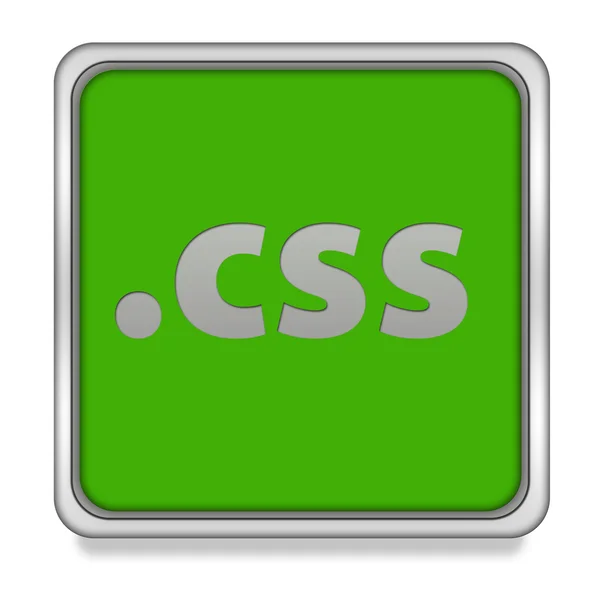 .Css 方形白色背景上的图标 — 图库照片