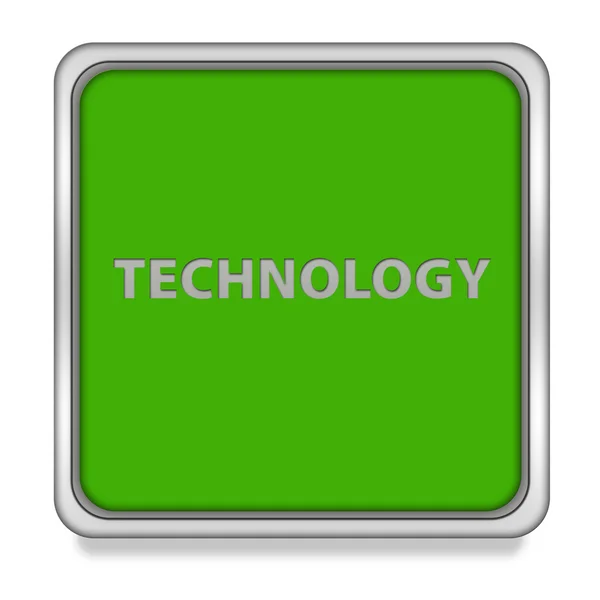 Technology square icon on white background — Stock Photo, Image