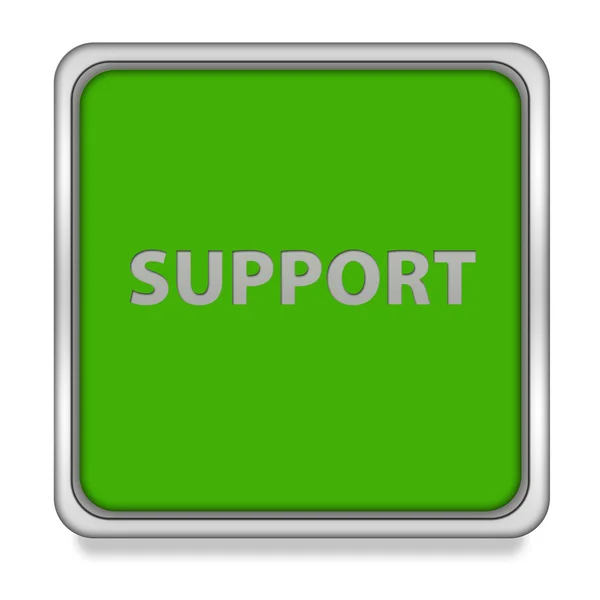 Support square icon on white background — Stock Photo, Image