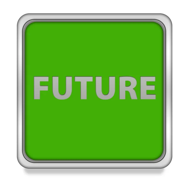 Future square icon on white background — Stock Photo, Image