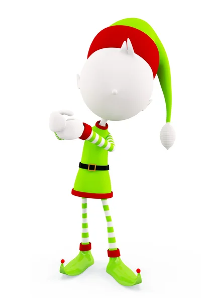 3d Elves with around pose — Stock Photo, Image