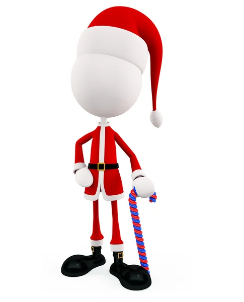 3D Santa till jul — Stockfoto
