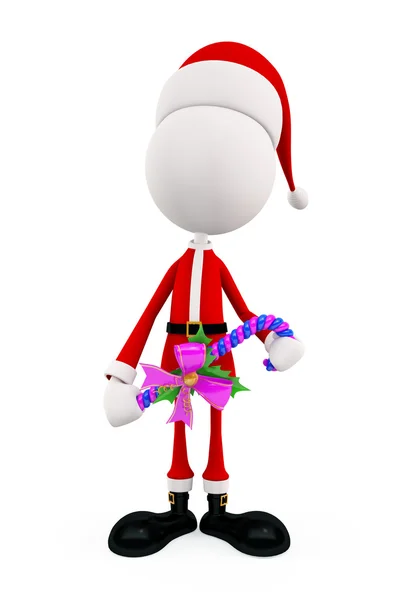 3D Santa till jul — Stockfoto