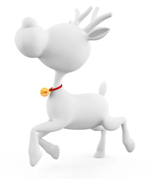 3d Reindeer or Christmas — Stock Photo, Image