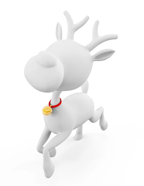 3d Reindeer for Christmas — Stock Photo, Image