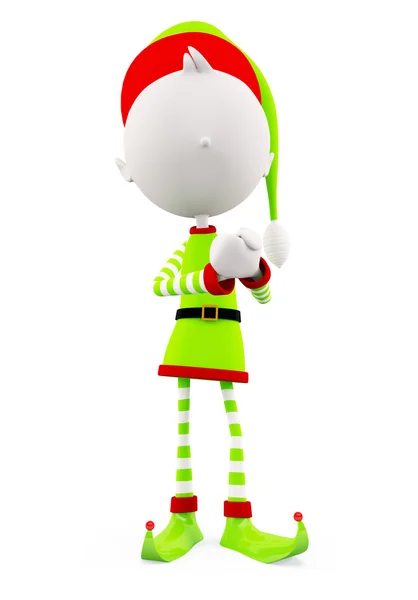 3d Elves for Christmas — Stock Photo, Image