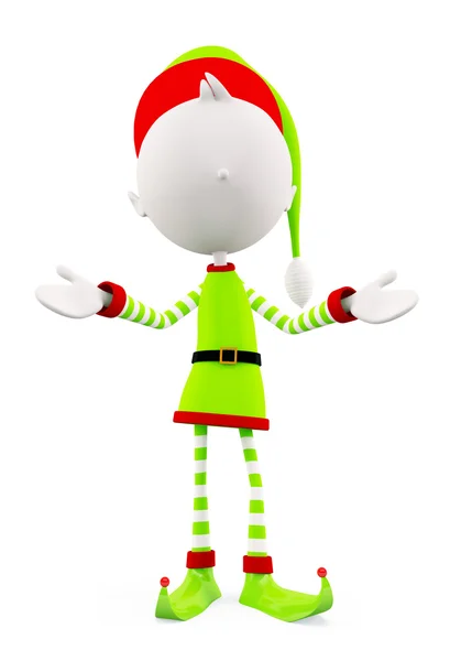 3d Elves for Christmas — Stock Photo, Image