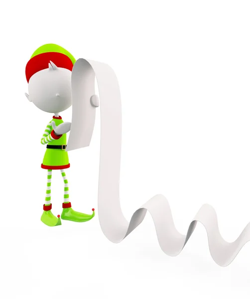 3d  Elves for Christmas — Stock Photo, Image