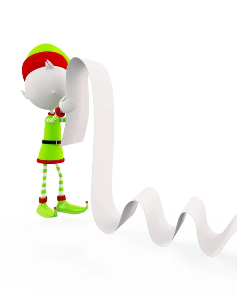 Noel için 3D elfler — Stok fotoğraf