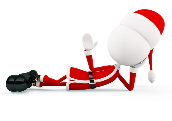 3D Santa till jul — Stockfoto