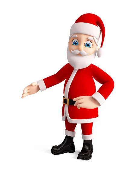 3d santa para la Navidad —  Fotos de Stock