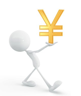 Yen ile beyaz karakter