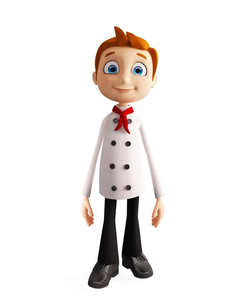 Chef character with standing pose — Stock Photo, Image