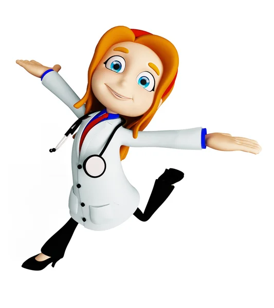 Poz çalışan doktor