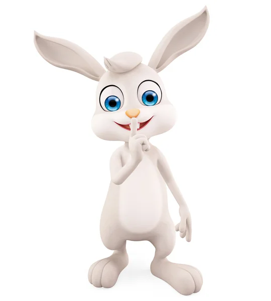 Tutun sessiz poz ile Paskalya tavşanı