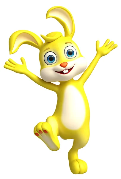 Paskalya tavşanı komik poza sahip