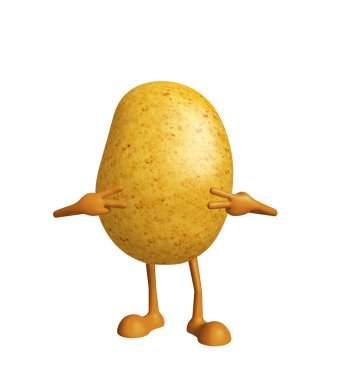 Patates karakteri ile