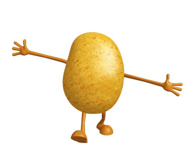 Patates ile poz koşma