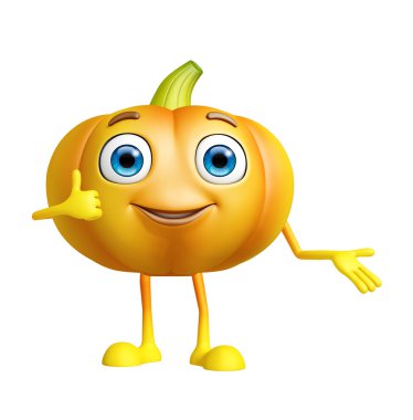  Kabak karakteri ile poz Yaşasın