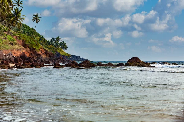 Beautiful Sinquerim Beach of Goa, Famous tourist destination, Goa, India — Stock Photo, Image