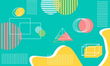 modern pastel yeşil geometrik arkaplan