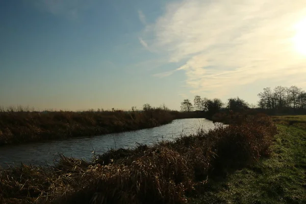 Kleiner Fluss Einem Naturschutzgebiet — Stockfoto