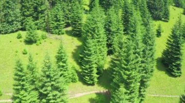 Dağlarda hava uçuş.